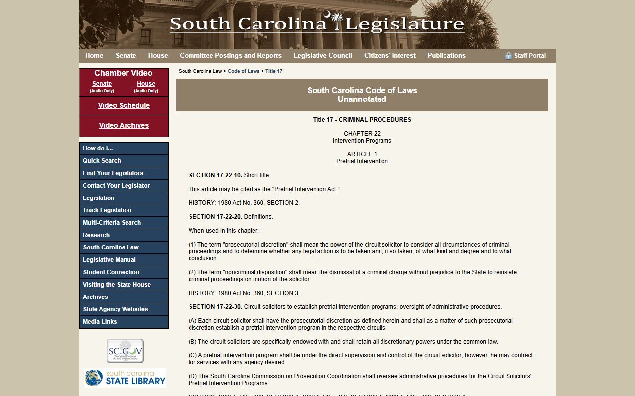Barnwell County criminal court records South Carolina expungement statutes