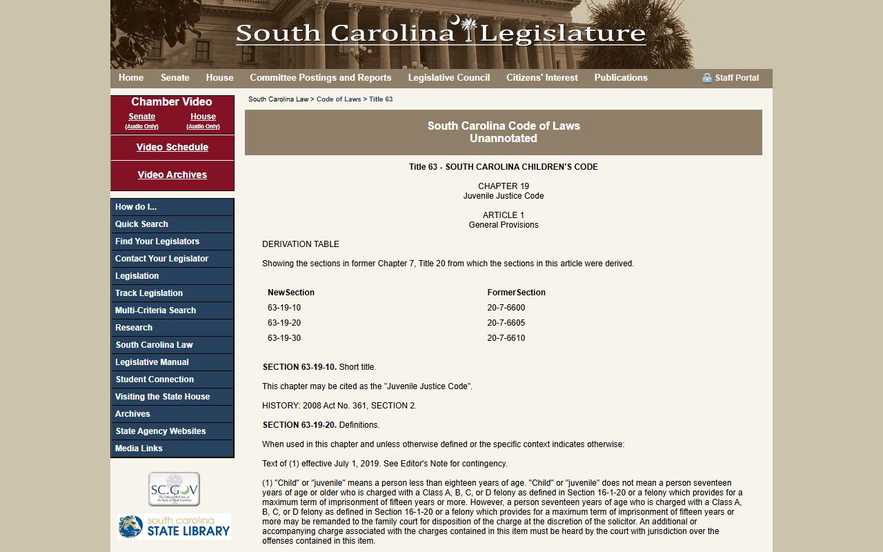 Barnwell County criminal court records juvenile expungement statutes