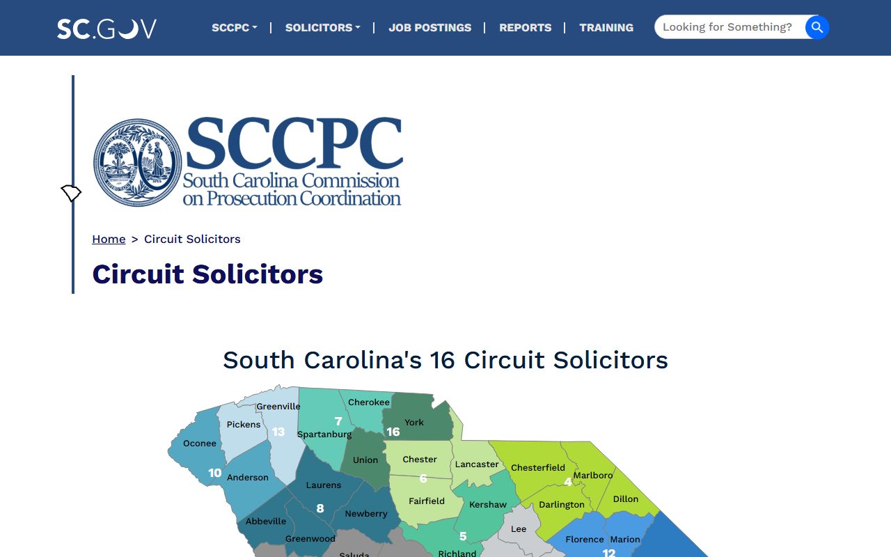 Barnwell County Circuit Court South Carolina circuit solicitors listing