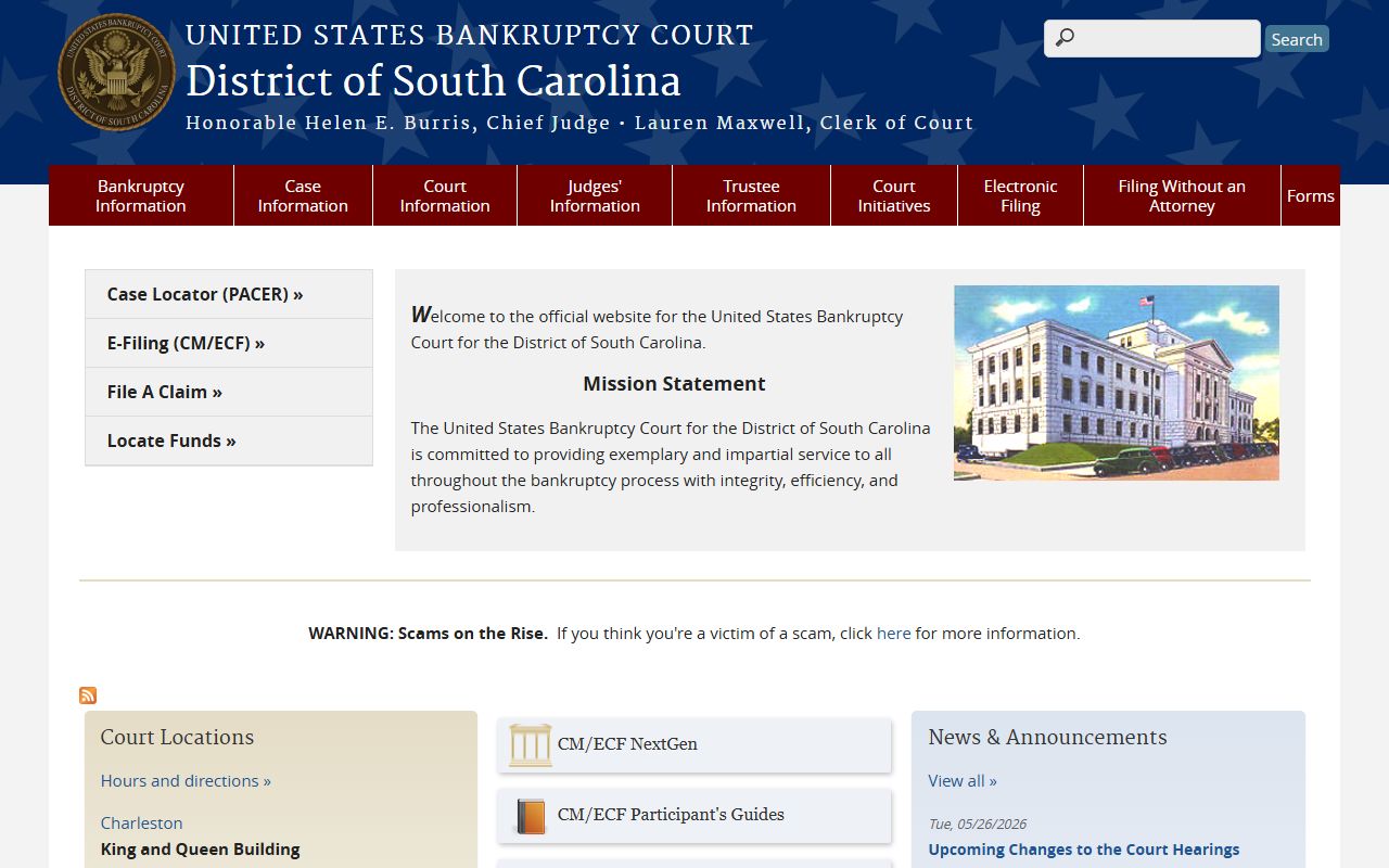 Barnwell County probate records and U.S. Bankruptcy Court for South Carolina