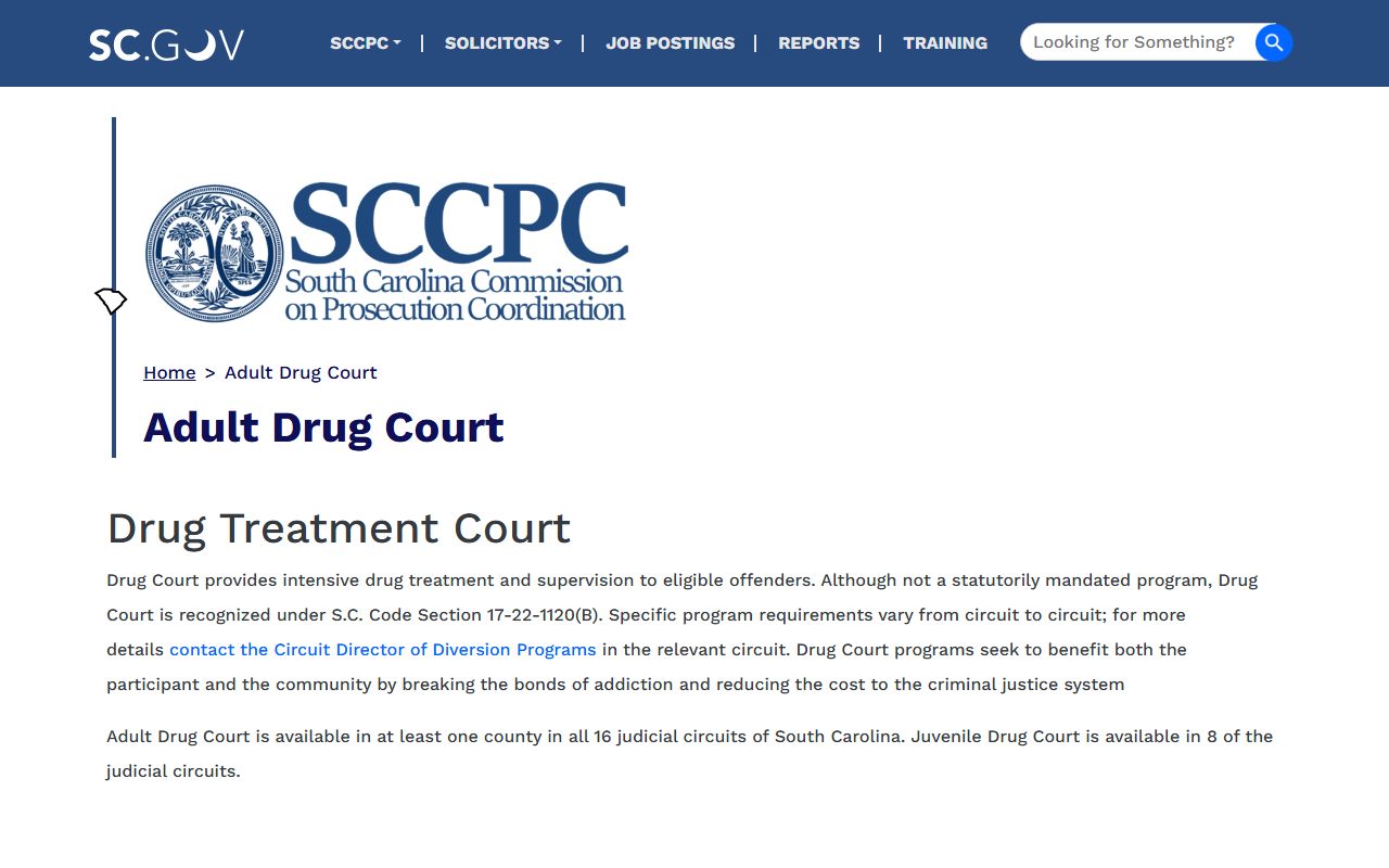 Barnwell County warrant records and South Carolina Adult Drug Court source
